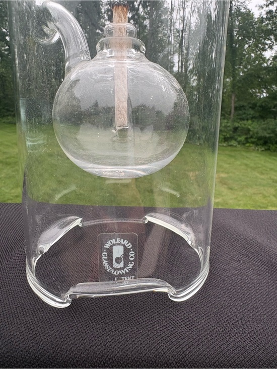 Wolfard Other - Wolfard 9” Classic Hand-Blown Glass Oil Lamp with wick USA
